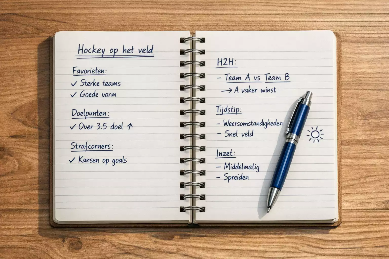 Persoon maakt aantekeningen tijdens het bekijken van sportwedstrijd